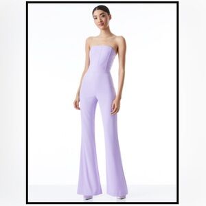 Alice + Olivia Lavera Jumpsuit in Lavender